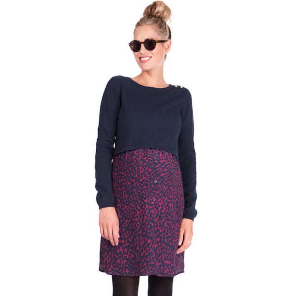 Seraphine Sweater Maternity and Nursing Dress